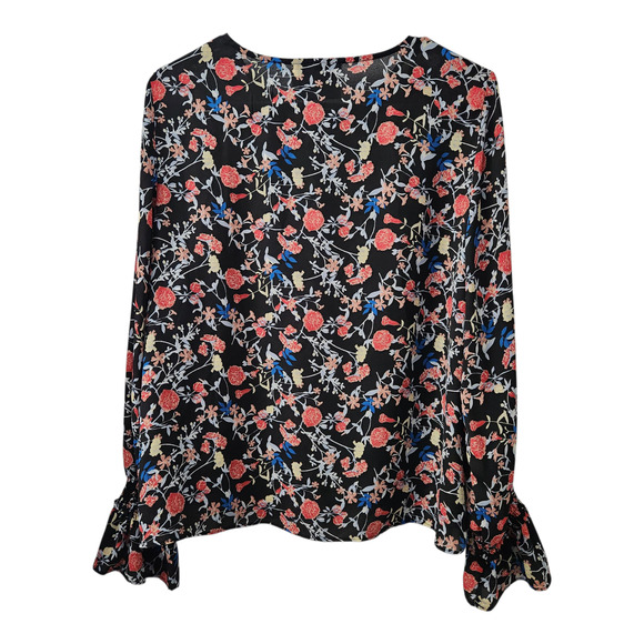 JUST Female Floral Blouse S‎ Cottagecore Office Feminine - Picture 2 of 8